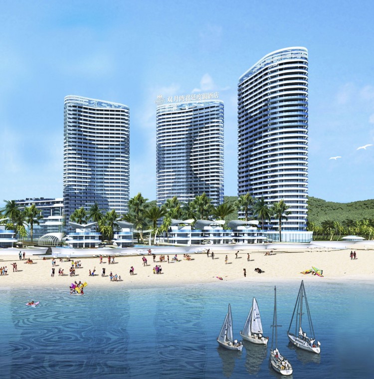 海邊冬天不再冷！雙月灣君廷度假酒店海景兩房一廳4人海泉SPA