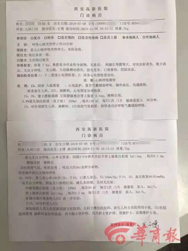 社區(qū)衛(wèi)生中心推拿理療后西安4個月大女嬰器官衰竭不幸身亡官方介入調(diào)查