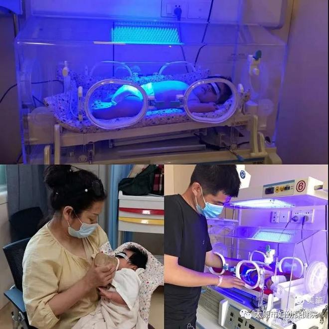 寶寶黃疸要住院NO來(lái)太原市婦幼保健院做個(gè)光療SPA