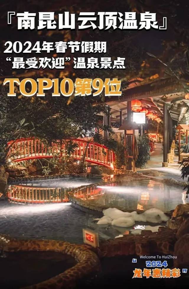 全國TOP10！龍門這個(gè)溫泉景區(qū)上榜！