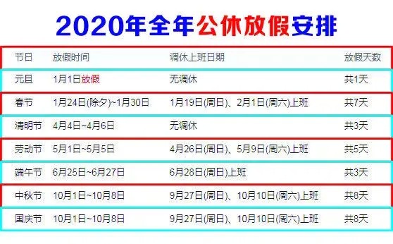 2020年金華人最強(qiáng)拼假攻略！請(qǐng)2天休10天！旅游達(dá)人們的人都收藏了！